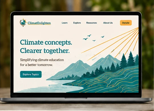 ClimatEnlighten website concept